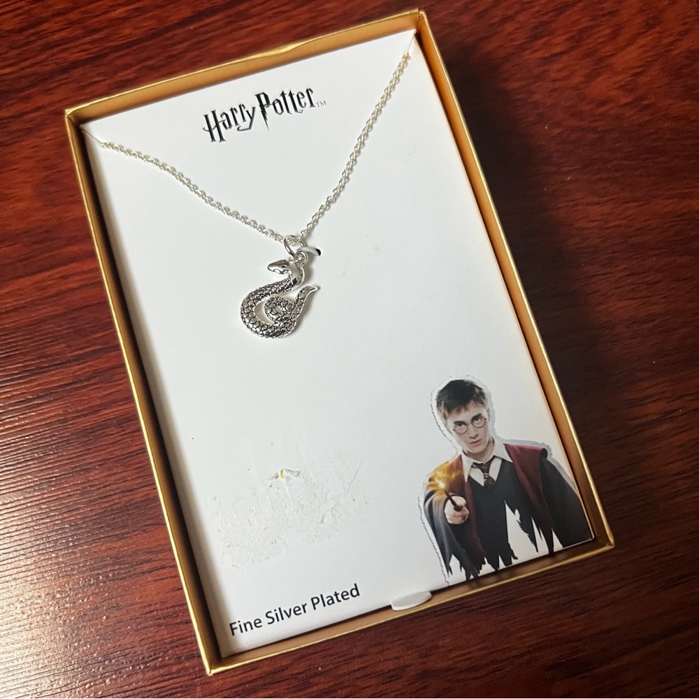 Harry Potter Silver Snake Necklace